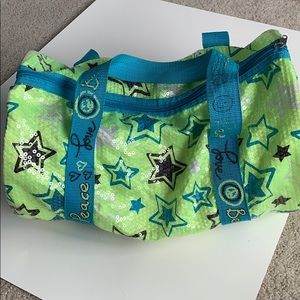 justice brand duffel bag